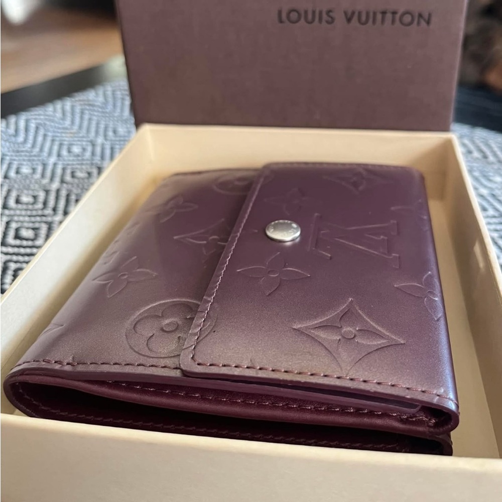 Louis Vuitton Plum Monogram Wallet